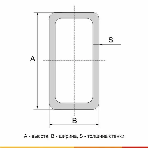 Труба профильная 200х100х5 Ст3сп ГОСТ 30245-2003 - 5