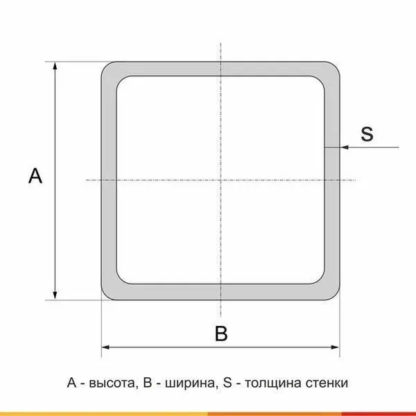 Труба профильная 160х80х5 09Г2С ГОСТ 30245-2003 - 4