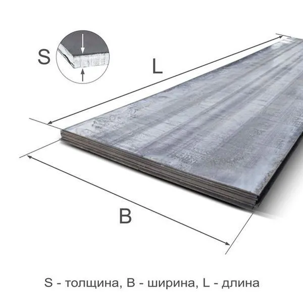 Лист горячекатаный 10 Ст3сп ГОСТ 14637-2024 - 1